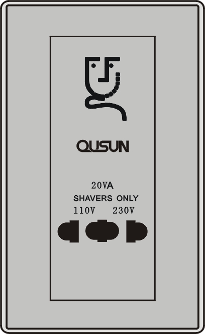 刮須插座