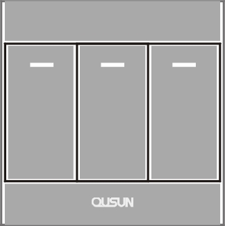 三位單極大蹺板開關