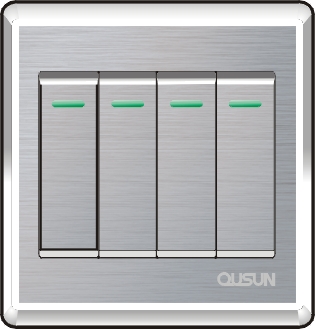 四位單極大蹺板開關