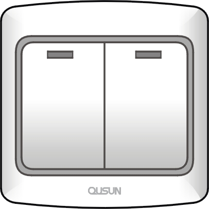 二位單極大蹺板開關
