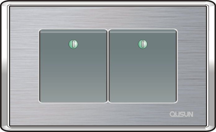 二位雙控中蹺板開關