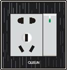 一位單極大蹺板二三極插座