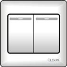 二位單極大蹺板開關