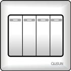 四位單極大蹺板開關