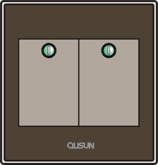 二位單極大蹺板開(kāi)關(guān)